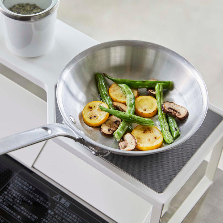 Plateコンロ奥ラック排気口カバー上コンロ奥ラック60cmコンロ用