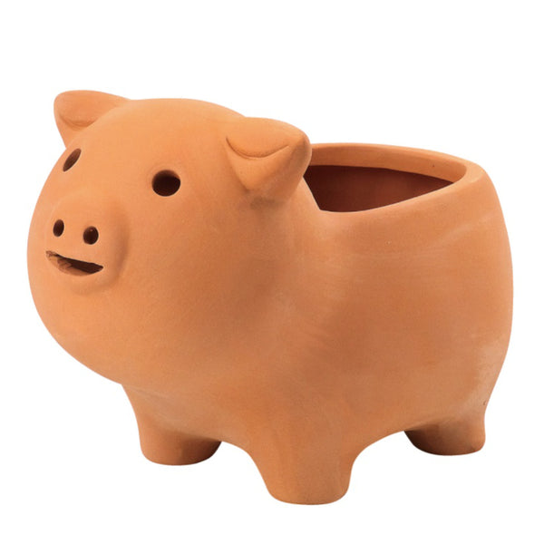 プランターアニマルテラコッタポットブタ3号