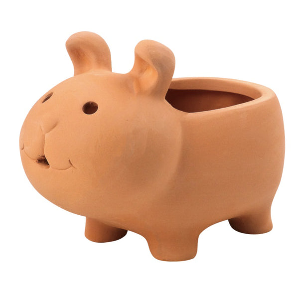 プランターアニマルテラコッタポットウサギ3号