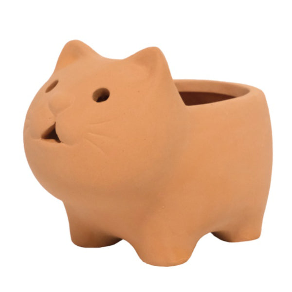 プランターアニマルテラコッタポットネコ2号