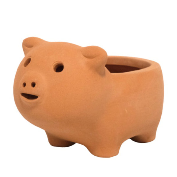 プランターアニマルテラコッタポットブタ2号