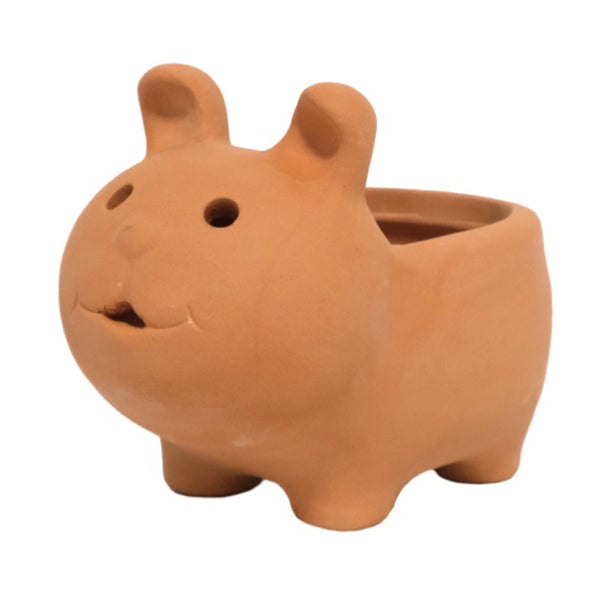 プランターアニマルテラコッタポットウサギ2号