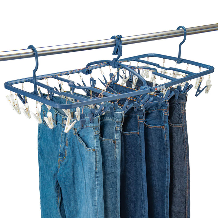 洗濯ハンガー角ハンガー52ピンチ干し分けneo