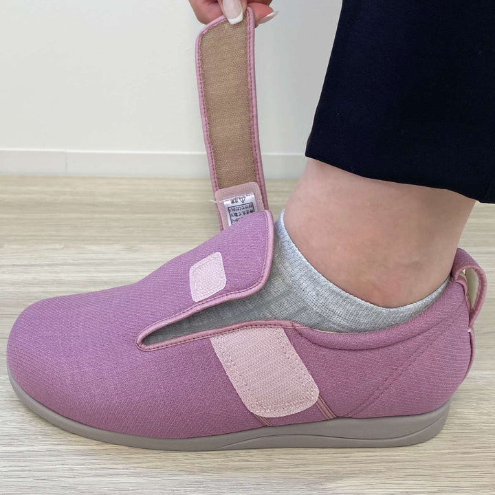 介護シューズあゆみダブルマジック3左足3ES～LL施設用