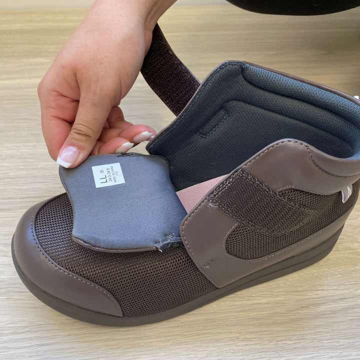 介護シューズあゆみハイフィットS～3L左足3E外出用