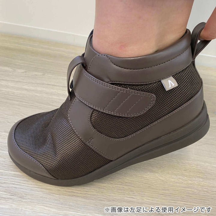 介護シューズあゆみハイフィット右足3ES～3L外出用
