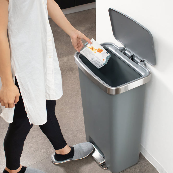 EKOゴミ箱45Lハナステップビン