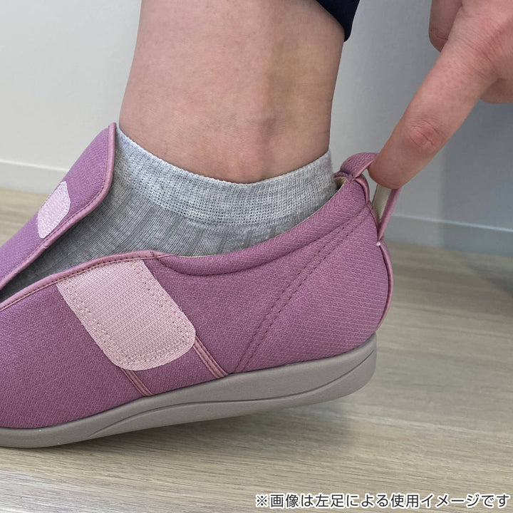 介護シューズあゆみダブルマジック3右足9ES～LL施設用
