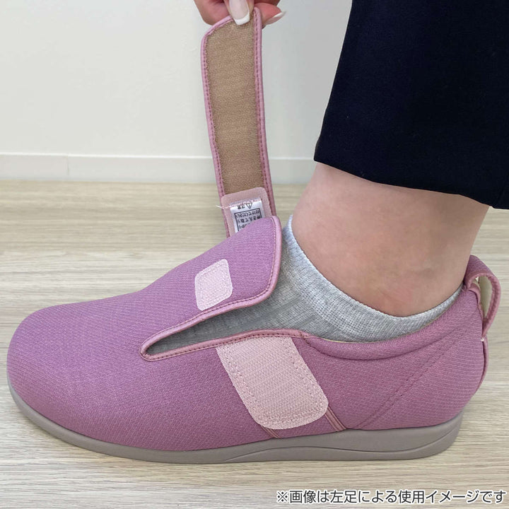 介護シューズあゆみダブルマジック3右足7ES～LL施設用