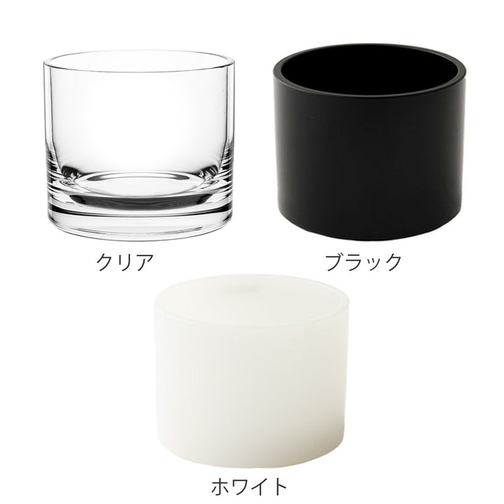 花瓶割れないガラスPVシリンダー直径10×高さ10cm