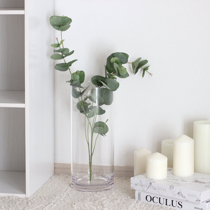 花瓶割れないガラスPVシリンダー直径10×高さ30cm