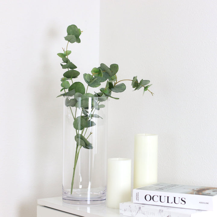 花瓶割れないガラスPVシリンダー直径10×高さ30cm