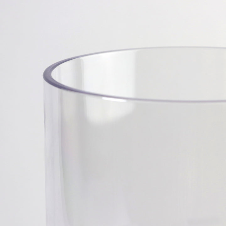 花瓶割れないガラスPVシリンダー直径12×高さ40cm