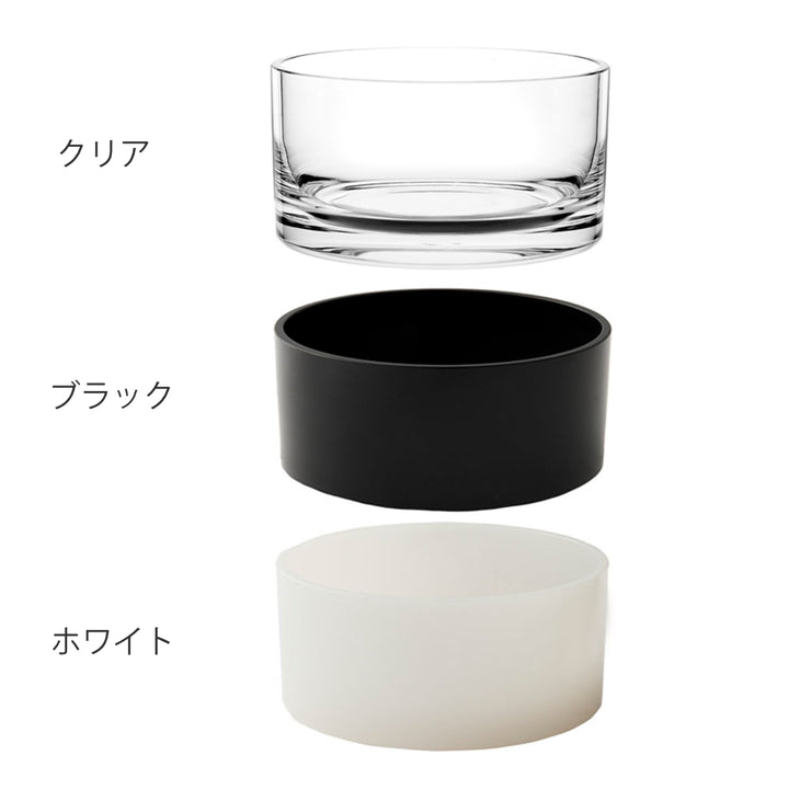 花瓶割れないガラスPVシリンダー直径15×高さ10cm