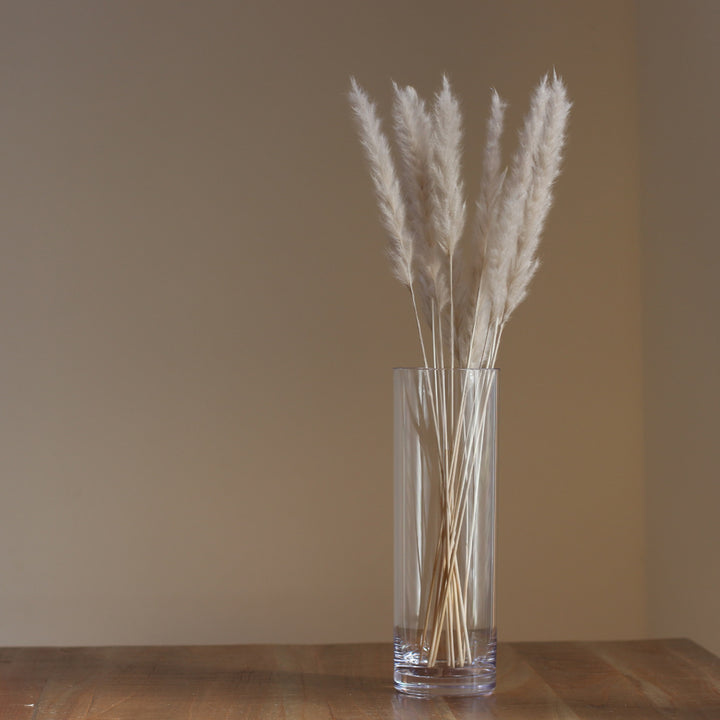 花瓶割れないガラスPVシリンダー直径15×高さ35cm