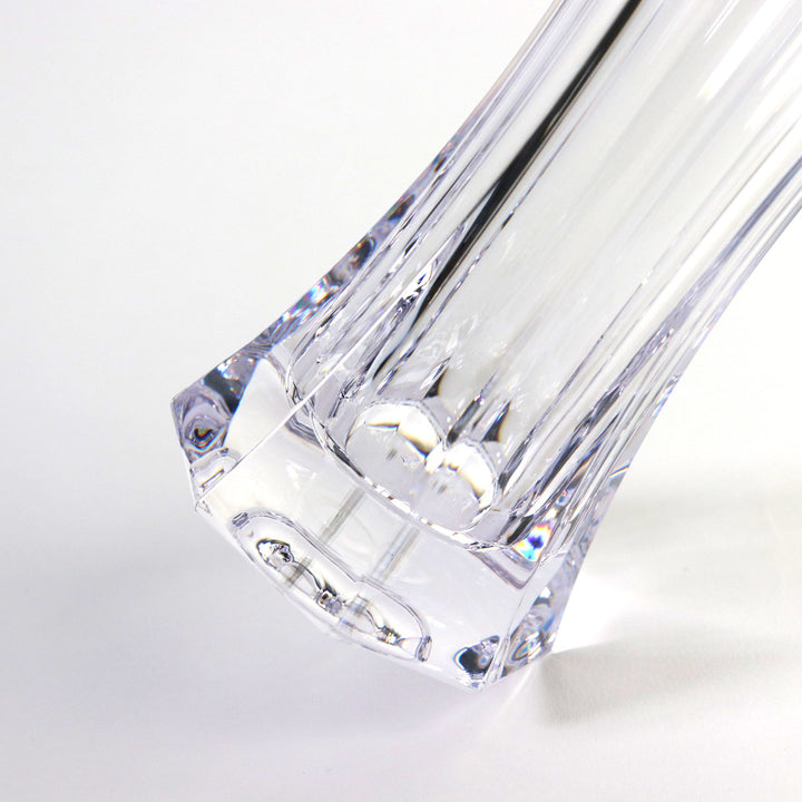 花瓶割れないガラスPVスリムオクタゴン