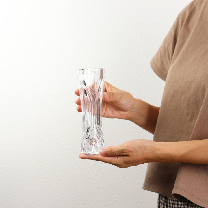 花瓶割れないガラスPVスリムベースデコ