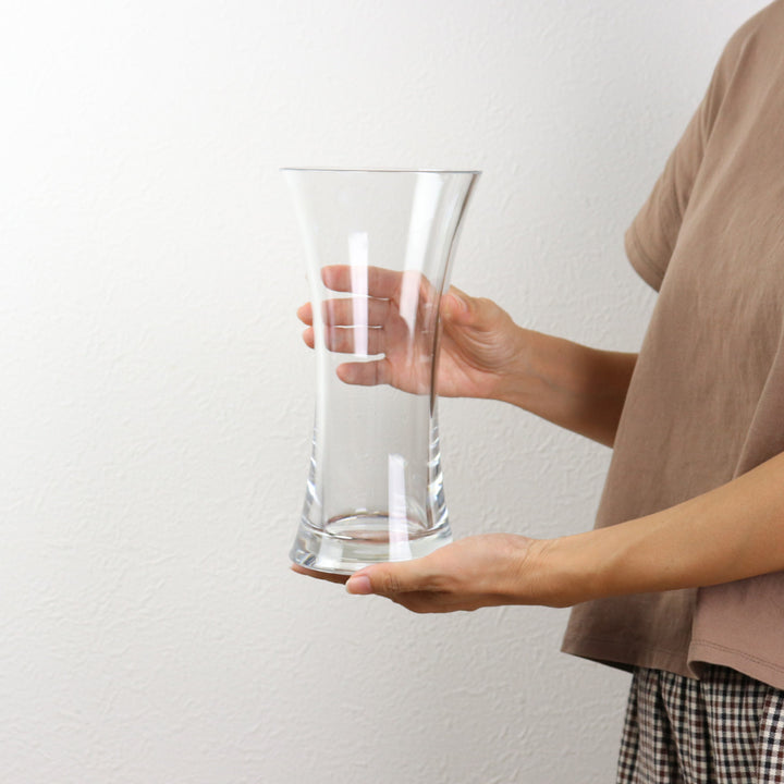 花瓶割れないガラスPVフラワベース高さ24cm