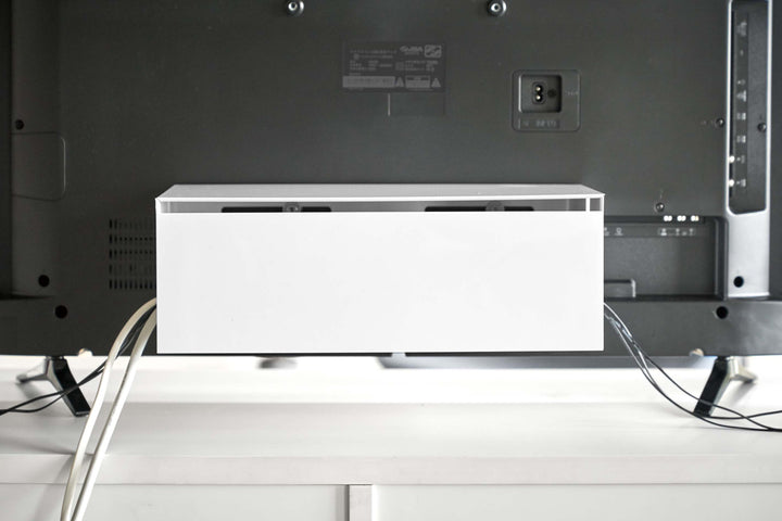 山崎実業smartテレビ裏ケーブルボックススマート