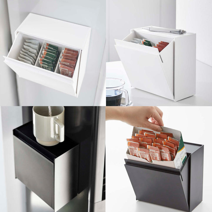 山崎実業towerマグネットインスタントスティックホルダータワー