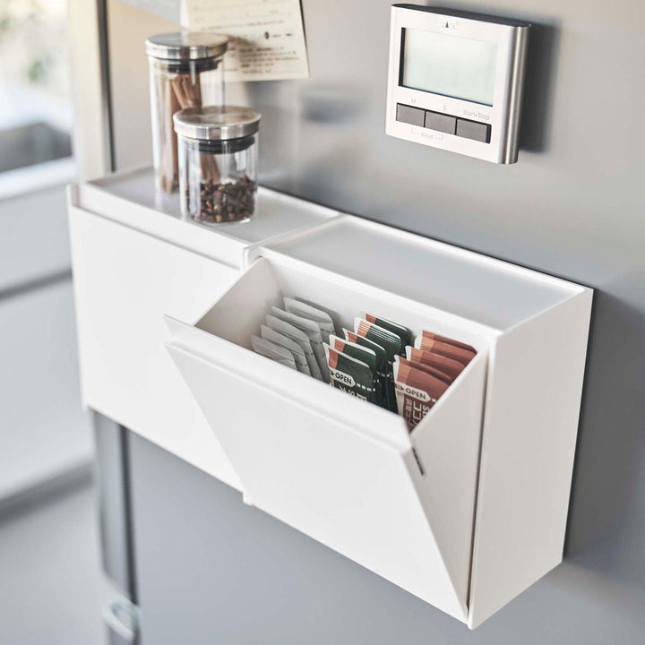 山崎実業towerマグネットインスタントスティックホルダータワー