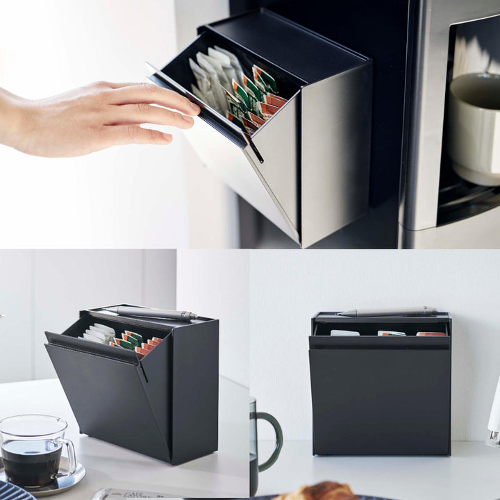 山崎実業towerマグネットインスタントスティックホルダータワー