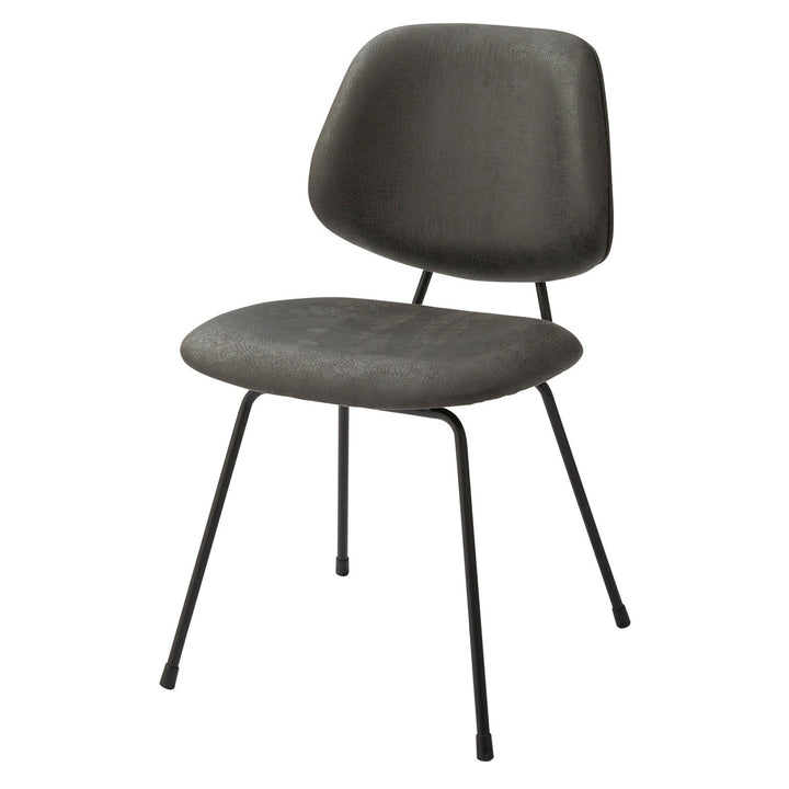 チェア座面高45cmスチール脚ファブリック