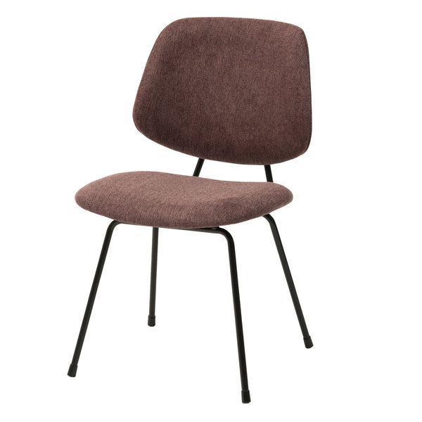 チェア座面高45cmスチール脚ファブリック