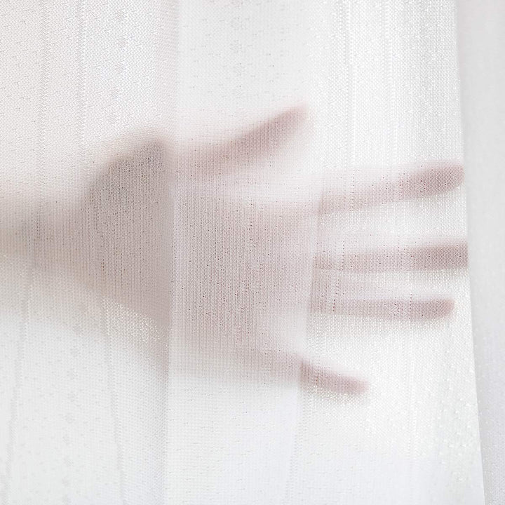 レースカーテンライリーウェイブ2枚組既製幅100×高さ118～208cm