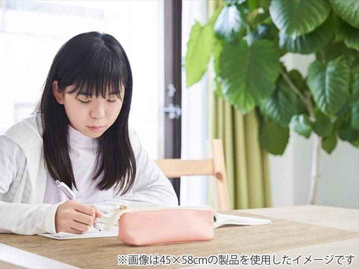 デスクマット29×58cmパーソナルデスクマット木目塩化ビニル樹脂