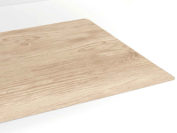 デスクマット45×58cmパーソナルデスクマット木目塩化ビニル樹脂