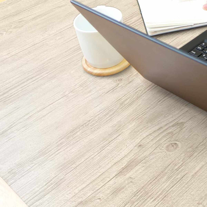 デスクマット58×90cmパーソナルデスクマット木目塩化ビニル樹脂