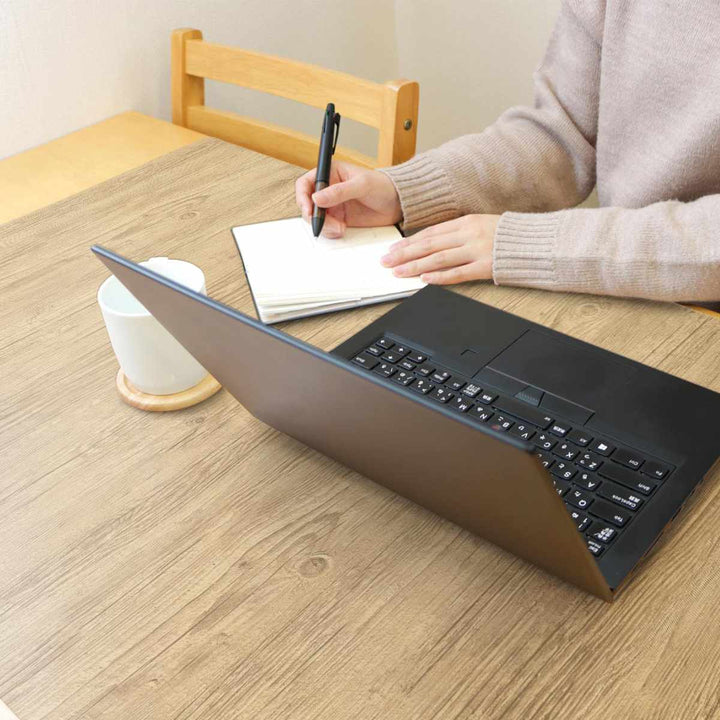 デスクマット58×90cmパーソナルデスクマット木目塩化ビニル樹脂