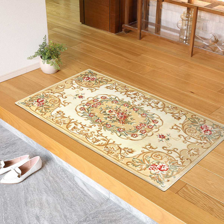 玄関マット室内用70×120cmメダリオン