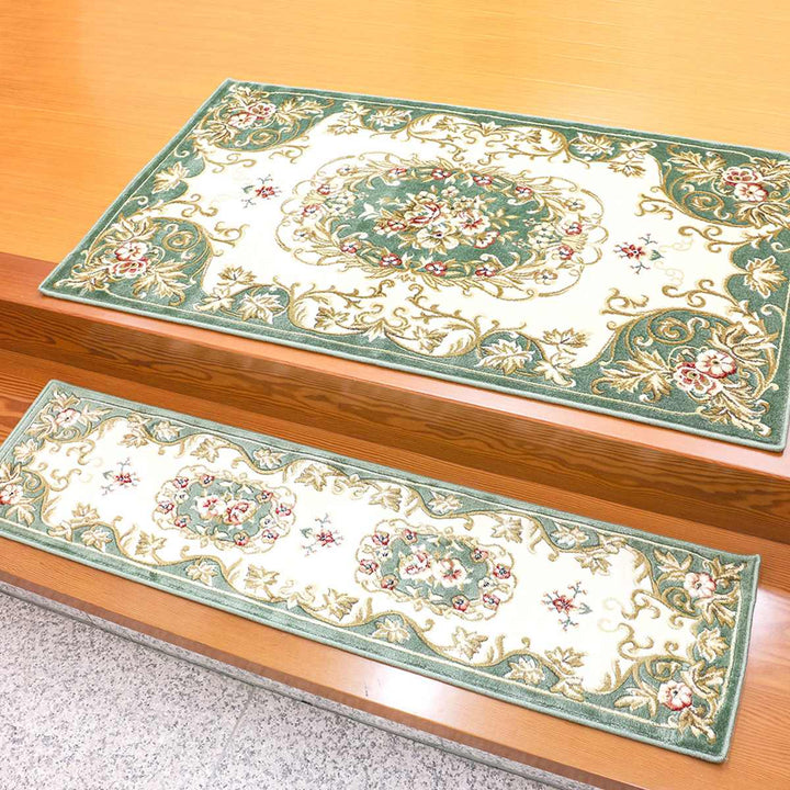 玄関マット室内用90×150cmメダリオン