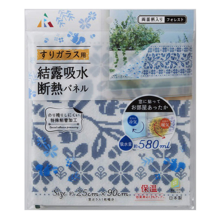 結露吸水テープすりガラス結露吸水断熱パネルフォレスト25cmx90cm