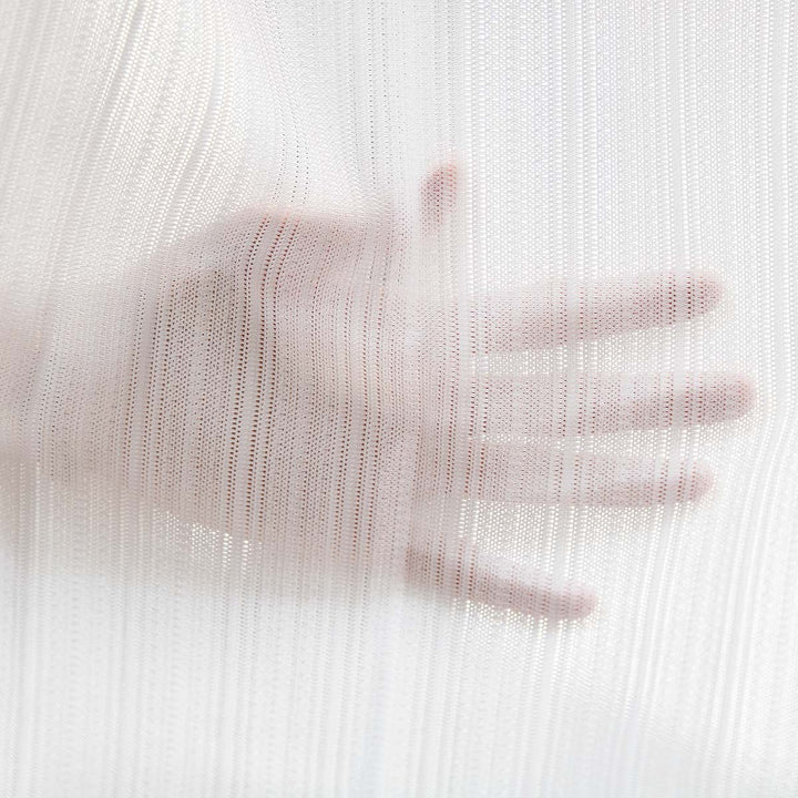 レースカーテンライリー2枚組既製幅100×高さ118～208cmストライプ