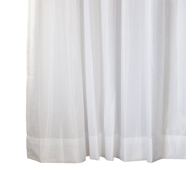 レースカーテンライリー2枚組既製幅100×高さ118～208cmストライプ