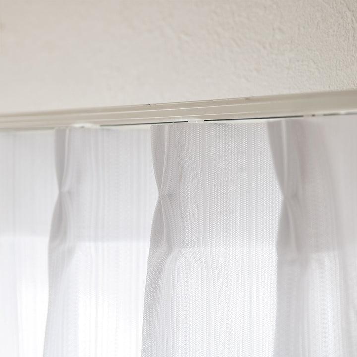レースカーテンライリー1枚既製幅150×高さ133～208cmストライプ