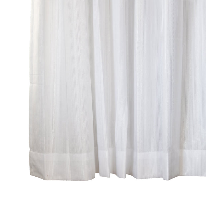 レースカーテンライリー1枚既製幅150×高さ133～208cmストライプ