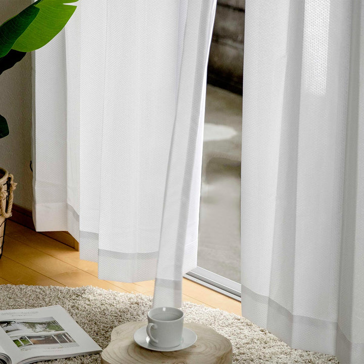 レースカーテンライリー1枚既製幅150×高さ133～208cm無地