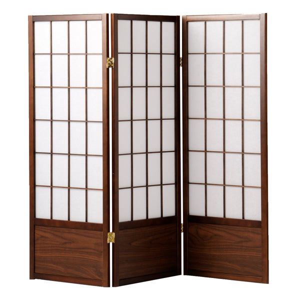 衝立和風衝立あずきＭ3連高さ120cm
