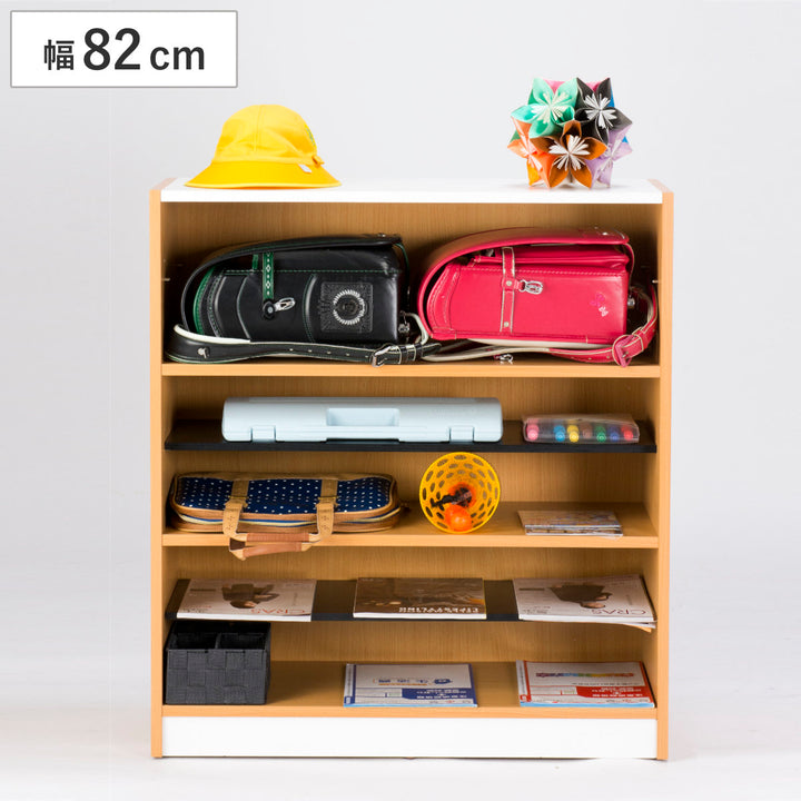 木製ラック幅82cm1列3段玄関収納