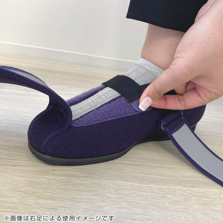 介護シューズあゆみケアフル3左足3ES～5L外出用