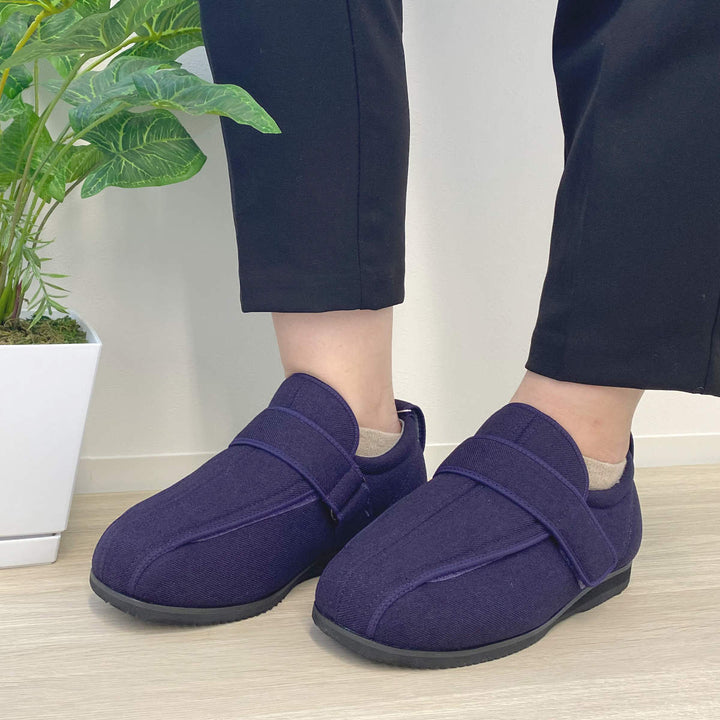 介護シューズあゆみケアフル3S～5L両足5E外出用