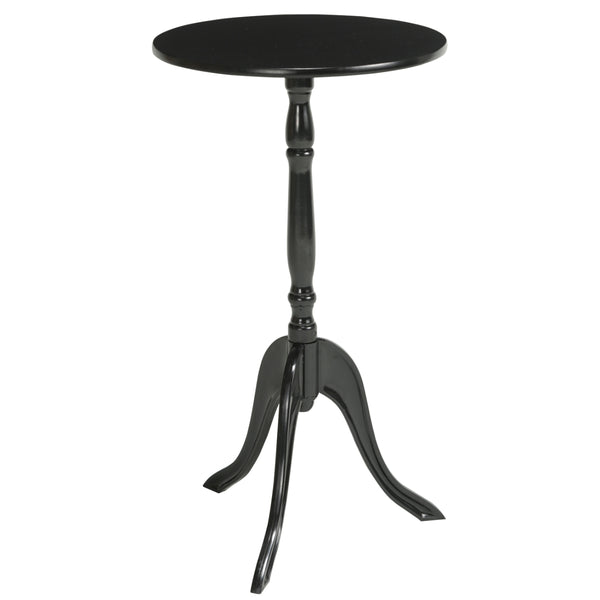 サイドテーブル高さ52.5cm丸型木製クラシック