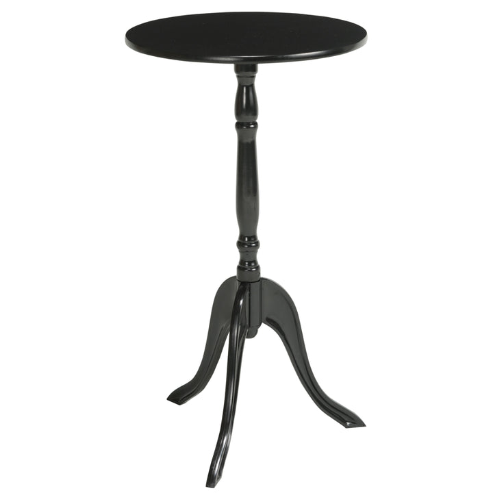 サイドテーブル高さ52.5cm丸型木製クラシック