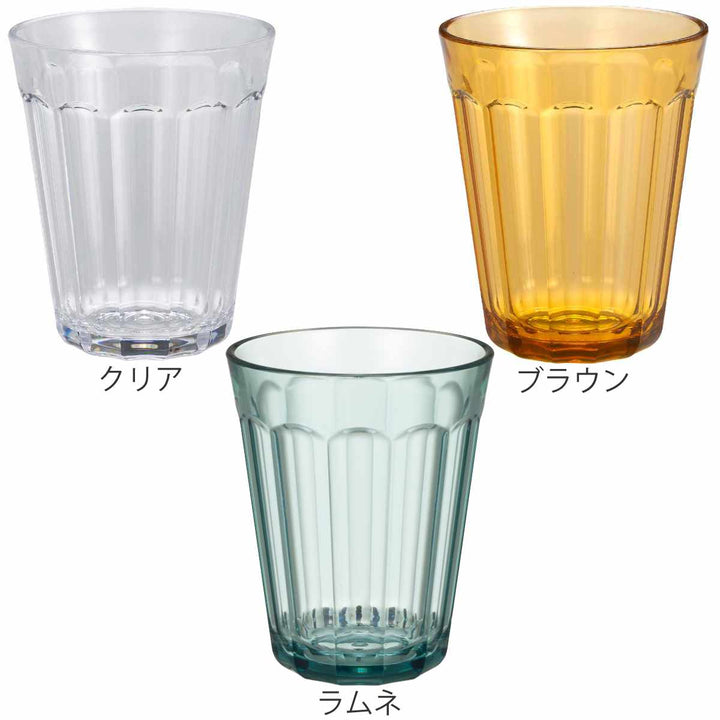 コップ270mlレトログラスプラスチック