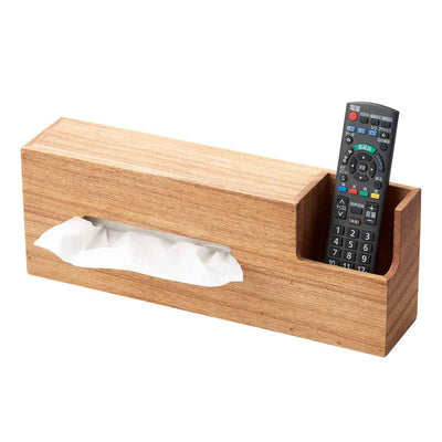 ティッシュケース ティッシュボックス 収納付き 木製