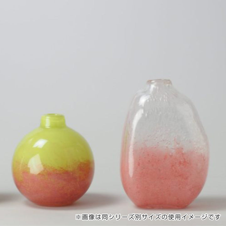 花瓶DGガラスベース直径12×高さ27cmガラス